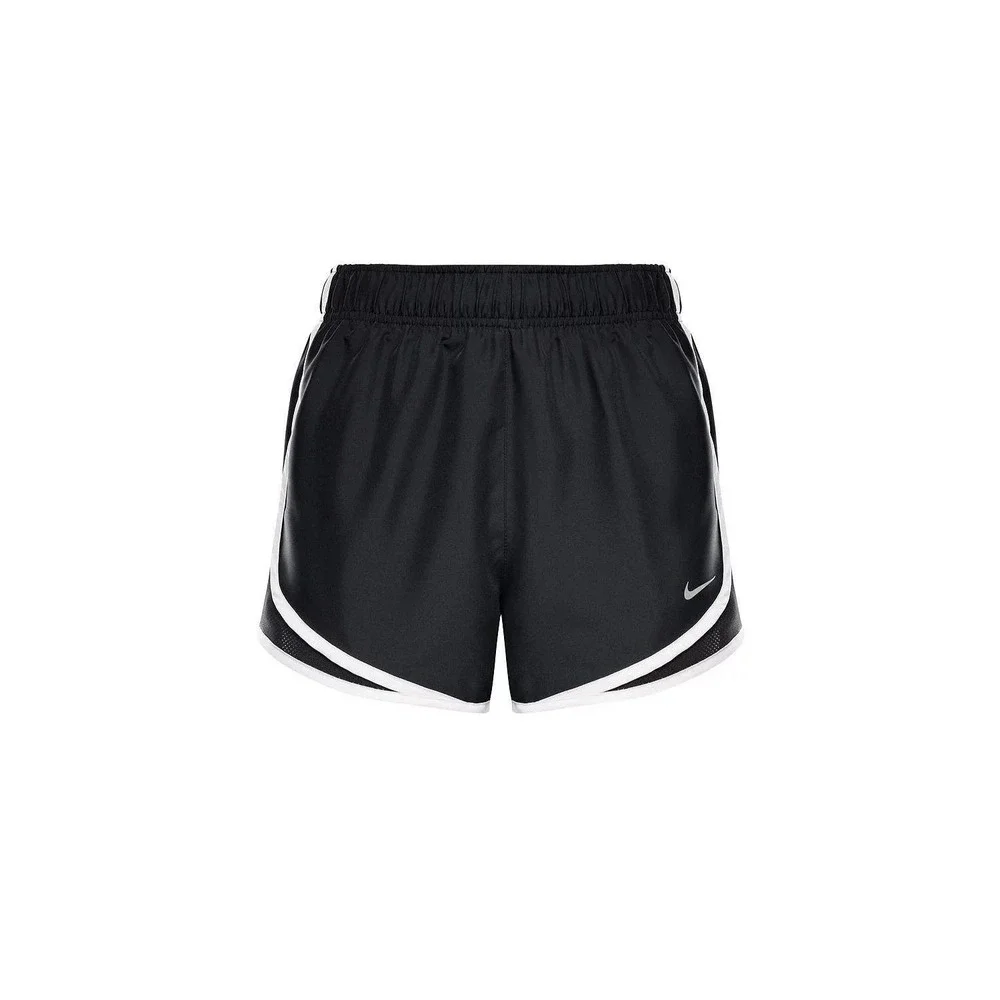 Nike Tempo Running Shorts Womens Black White Mesh Athletic Activewear Sm /#26330